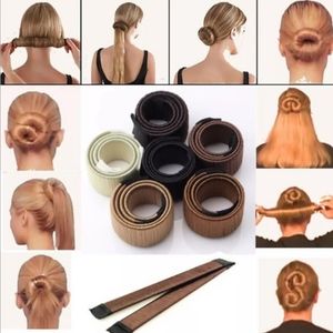 Golden Blond Blonde Hair Easy Design Bun Ponytail Wrap Extensions Hair Accessory